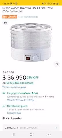 Deshidratadora