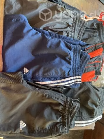 Pantalón buzo deportivo 3/4 hombre adidas y otro