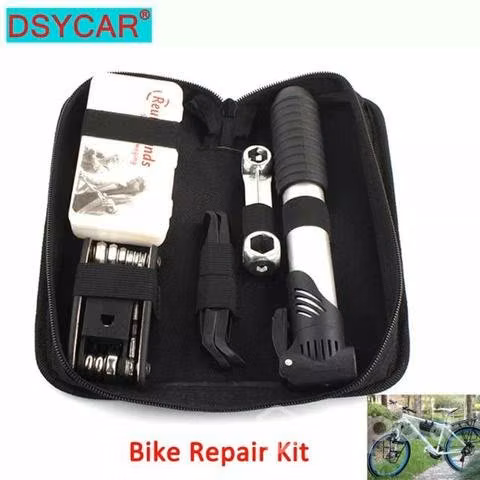 Bolso con kit de herramientas para bicicleta