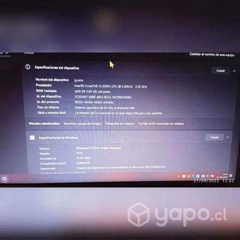 Laptop Asus x555 i5, 15,6"