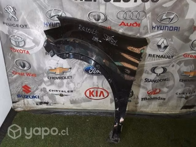 Tapabarro izquierdo renault symbol 2014