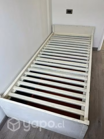 Cama madera con cajoneras - Imagen 3