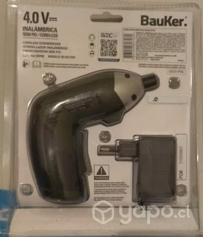 Destornillador inalámbrico bauker ,nuevo