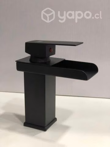 Llave Para Lavamanos Cascada Negra