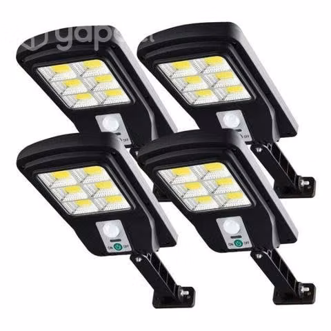Pack de 4 Focos Solares Con Sensor de Movimiento
