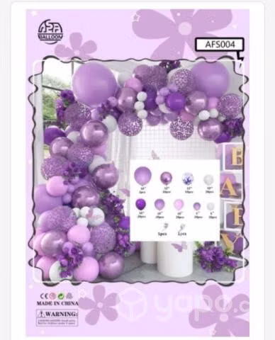 Globos, arco de globos, kit de cumpleaños - Imagen 2