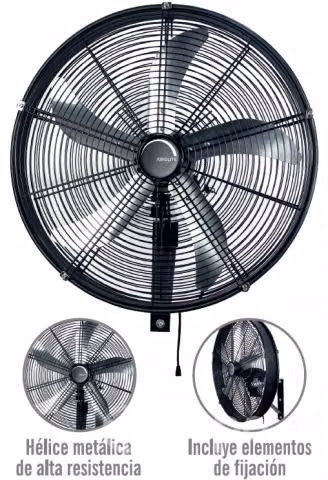 Ventilador Mural Airolite 3 Vel Alto Rendimiento