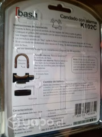 Candados con alarma sin envase nuevos - Imagen 2