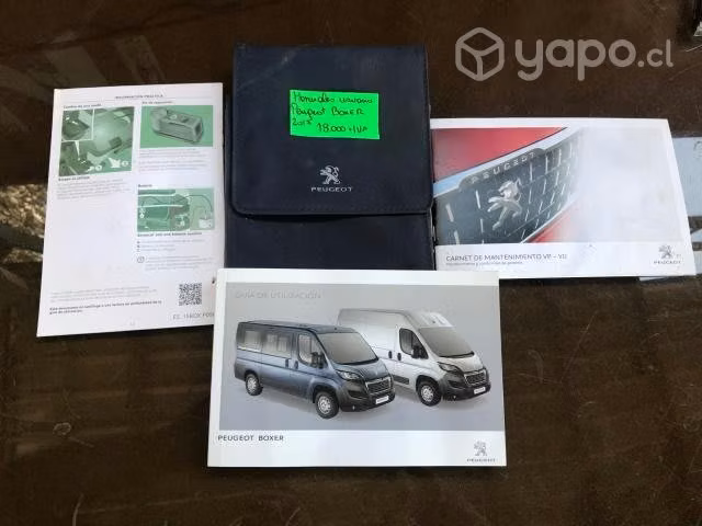 Manual usuario Peugeot Boxer 2017