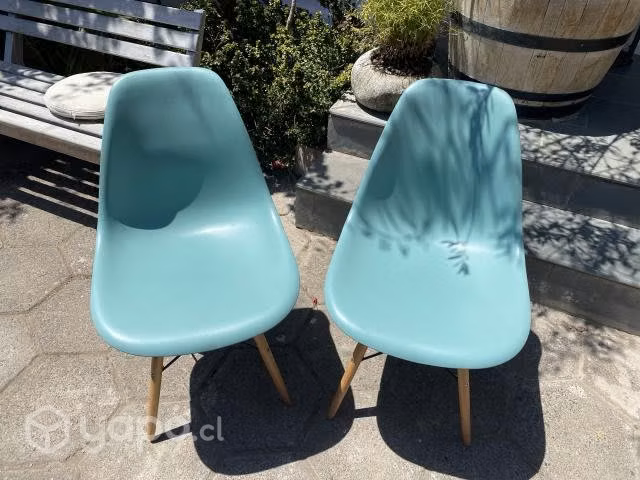 2 sillas Eames menta - Imagen 4
