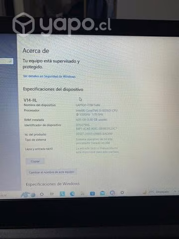 Notebook lenovo v14 ill - Imagen 2