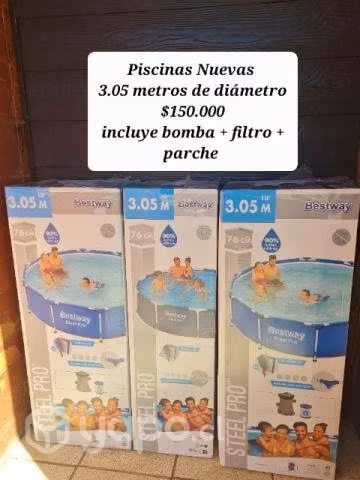 Piscinas Nuevas en caja selladas