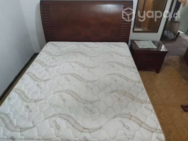 Cama 2 plazas con conchon y Cama 1 1/2