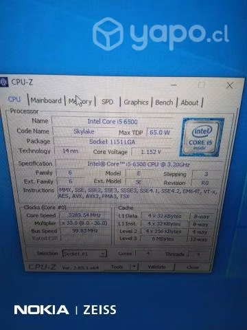 Placa madre asus ddr4+core i5 6500 +8gb ram - Imagen 3