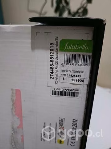 Scott Casco Split Plus Black/radium Yellow Nuevo