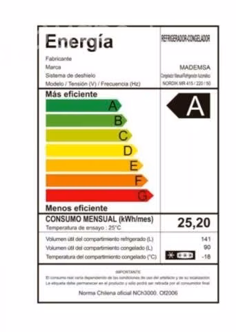 Refrigerador fensa 3100