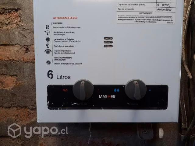 Calefont 6 litro automatico