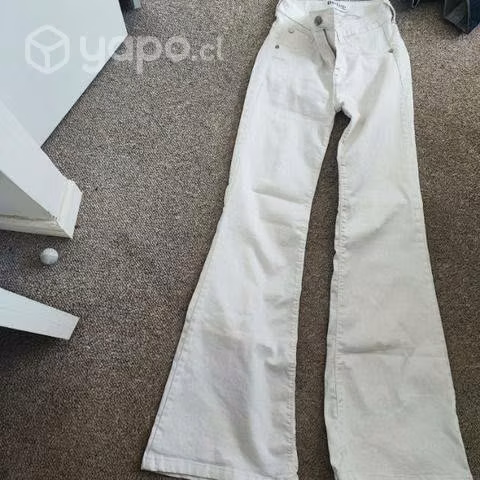 Jeans pantalón blanco push up para elefante