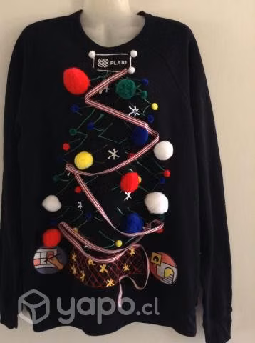 Sweater Arbol de Navidad Mujer Marca Bella Canvas