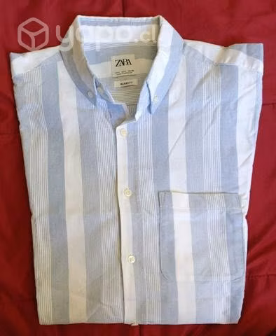 Camisa Zara Manga Larga Talla L