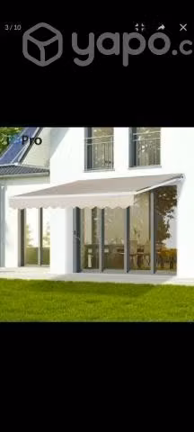 Toldo con brazo retractil terrazas,4X2.5 Mts
