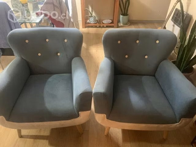 Par de poltronas como nuevas estilo vi ta - Imagen 2
