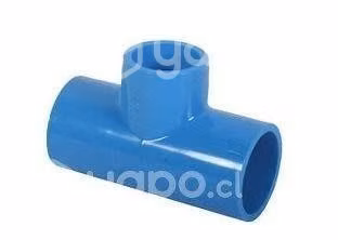 Tee pn10 pvc hidráulica 40mm