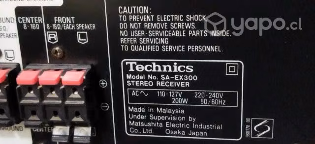 Receiver Vintage Technics SA-EX300 - Imagen 5