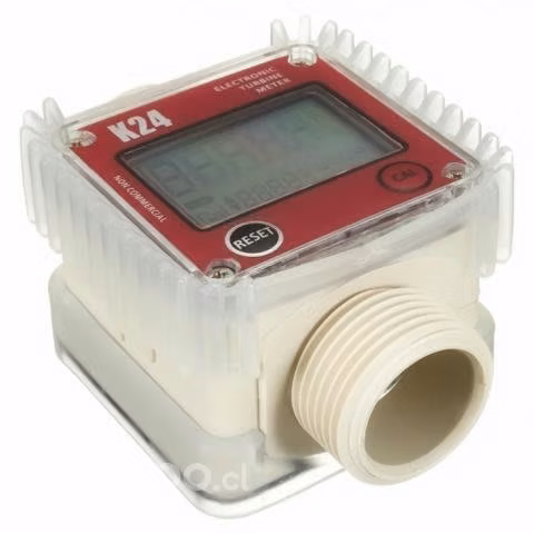 Medidor Digital Lcd Flujo Turbina Combustibles
