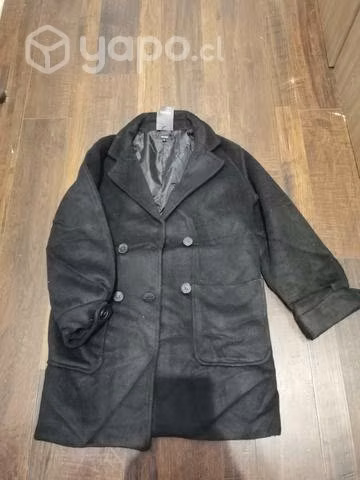 Abrigo talla S nuevo color negro