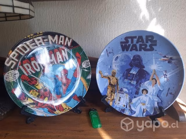 Par de platos colección Spider Man Star Wars - Imagen 4