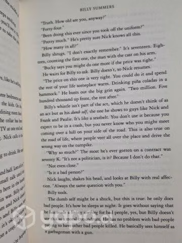 Billy summers edición en inglés