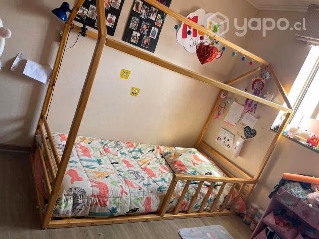 Cama montesori de una plaza