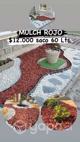Mulch decorativo saco 60 Lts