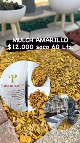 Mulch decorativo saco 60 Lts
