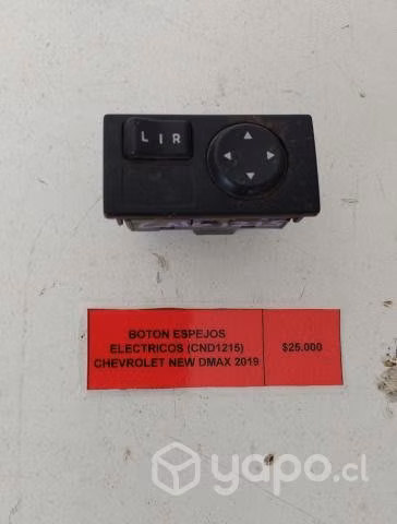 Botón Espejos Eléctricos Chevrolet New Dmax