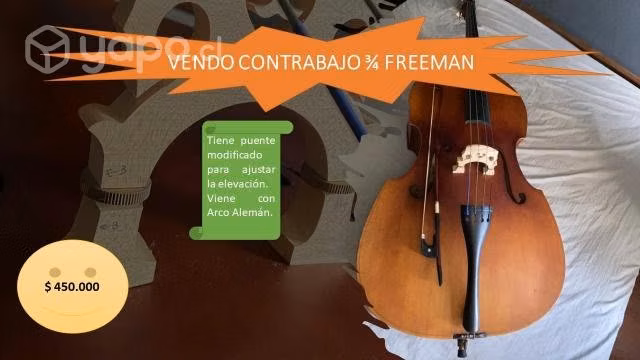Contrabajo freeman 3/4