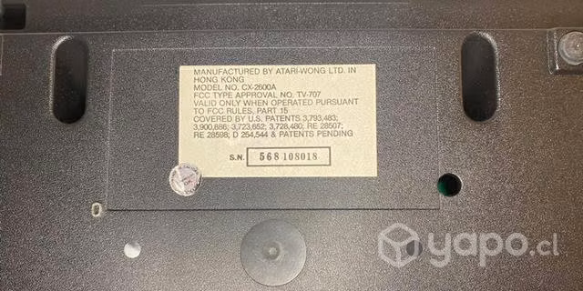 Reliquia atari año 1980"