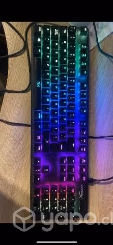 Teclado hyper x alloy origins + Mouse trust gamer