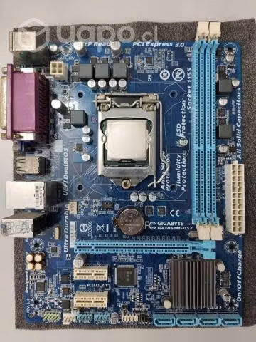 Kit Placa Madre Gygabytega-h61m-ds2 Core I5 2500s