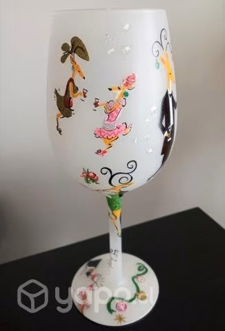 Copa Lolita, pintada a mano, coleccionables