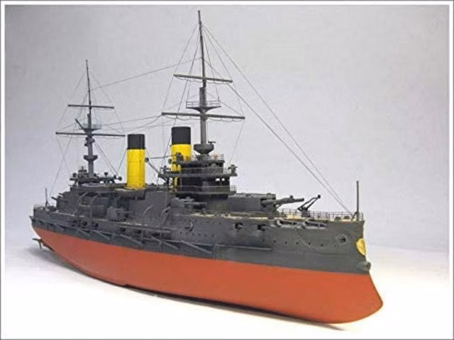 Maqueta acorazado ruso Kniaz Suvorov, 1905
