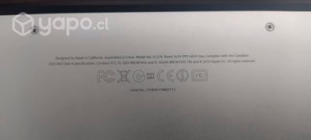 Macbook pro A1278