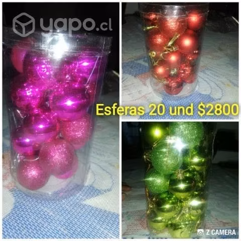 Esferas para árbol de navidad