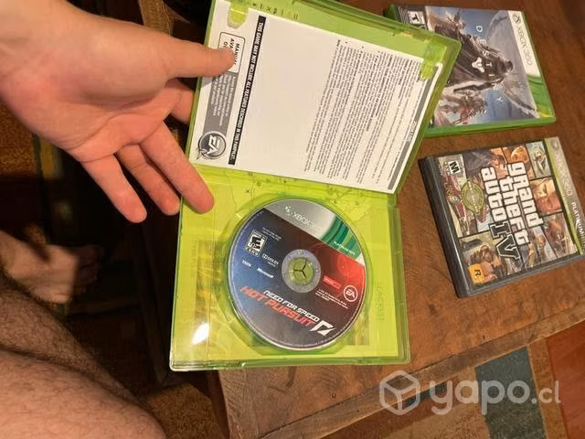 Xbox 360 + 2 controles +3 juegos