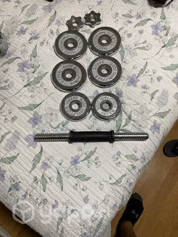 Mancuernas 7,7kg c/u.