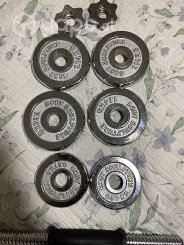Mancuernas 7,7kg c/u.