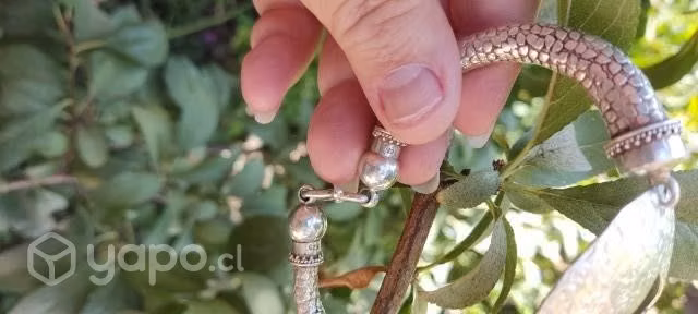 Brazalete de plata ley 925