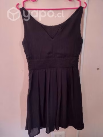 Vestido corto negro talla S marca Nicopoly