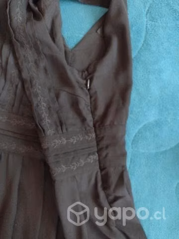 Vestido corto negro talla S marca Nicopoly